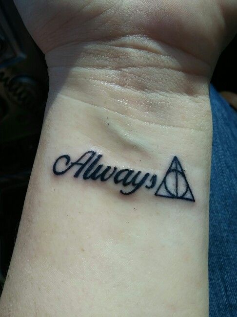 Harry Potter Deathly Hallows Phoenix Tattoo Until The Very End
