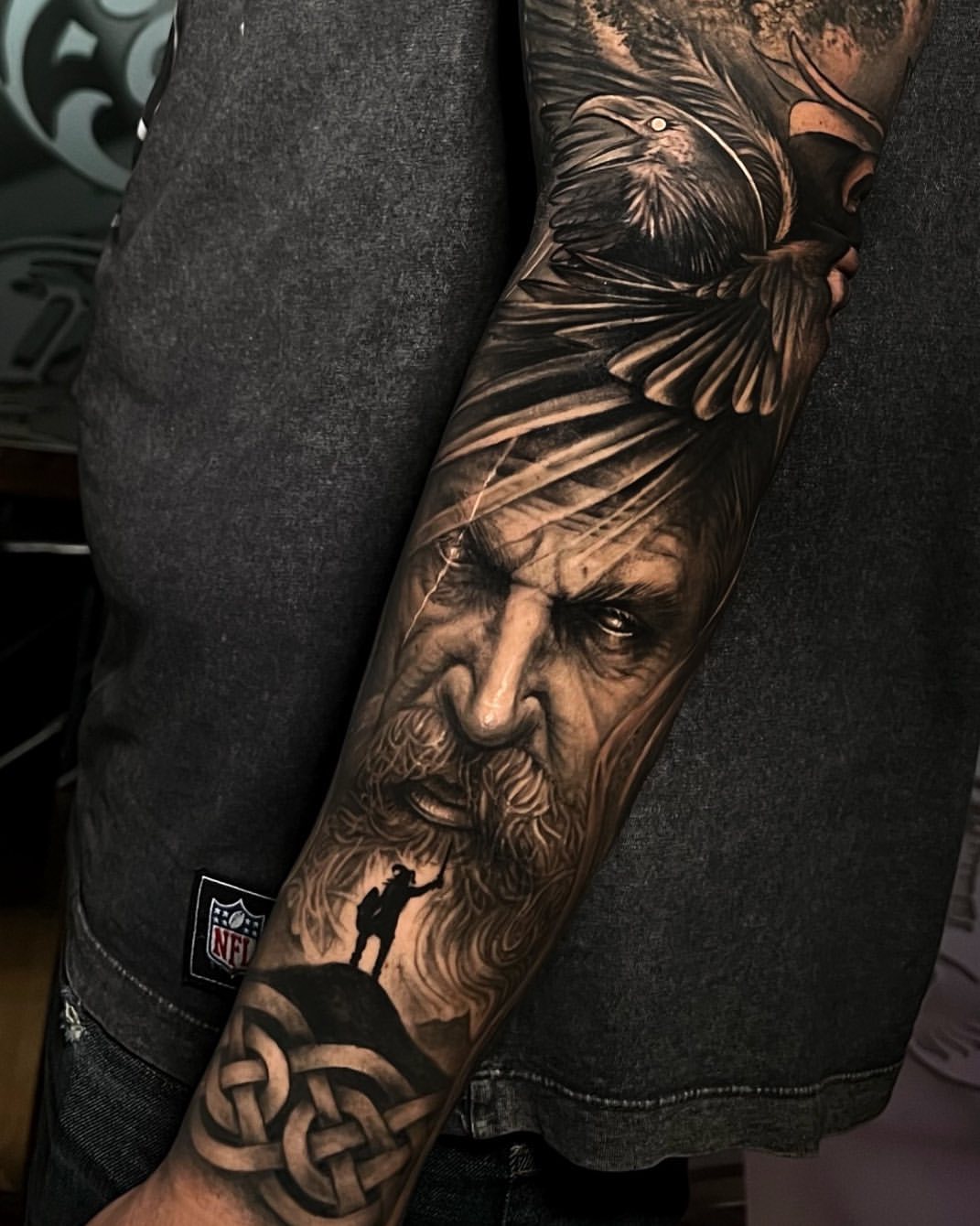 Hati Et Sk Ll Mythology Tattoos Norse Tattoo Wolf Tattoo Design