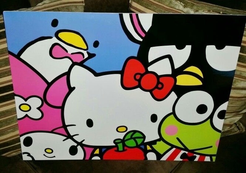 Hello Kitty Painting Etsy