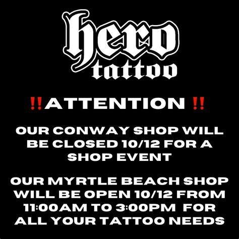 Hero Tattoo Conway SC: Top Designs & Artists