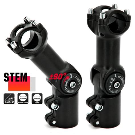 High Rise Mtb Stem Adjustable Angle 31 8Mm 25 4Mm Adsports
