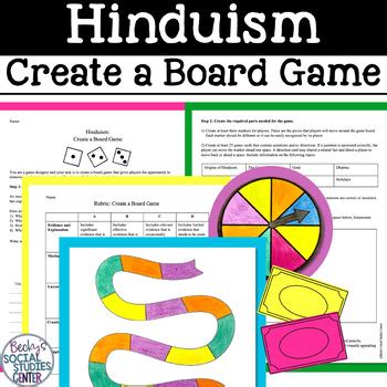 Hinduism Create A Board Game A Fun And Engaging Group Project