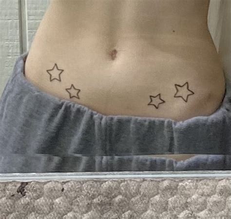 Hip Bone Tattoo