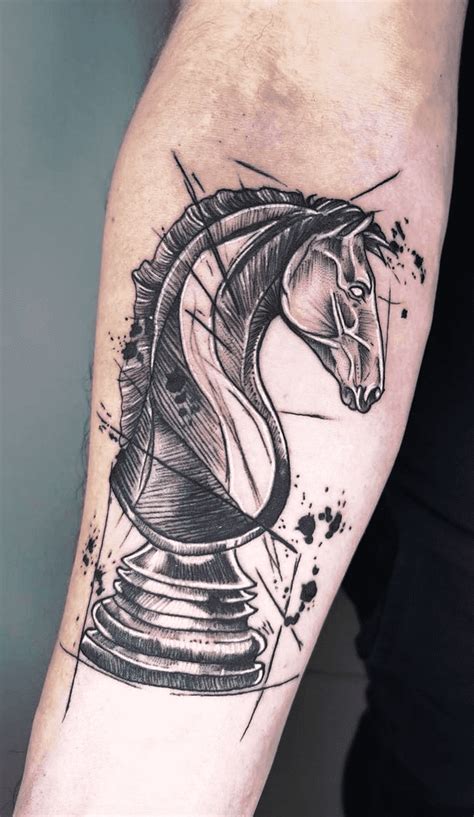 Horse Chess Piece Tattoo Ideas & Meanings