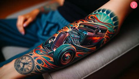 Hot Rod Tattoo Ideas: Bold Designs for Car Enthusiasts