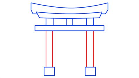 How To Draw Shinto Shrine Step By Step 6 Easy Phase Emoji