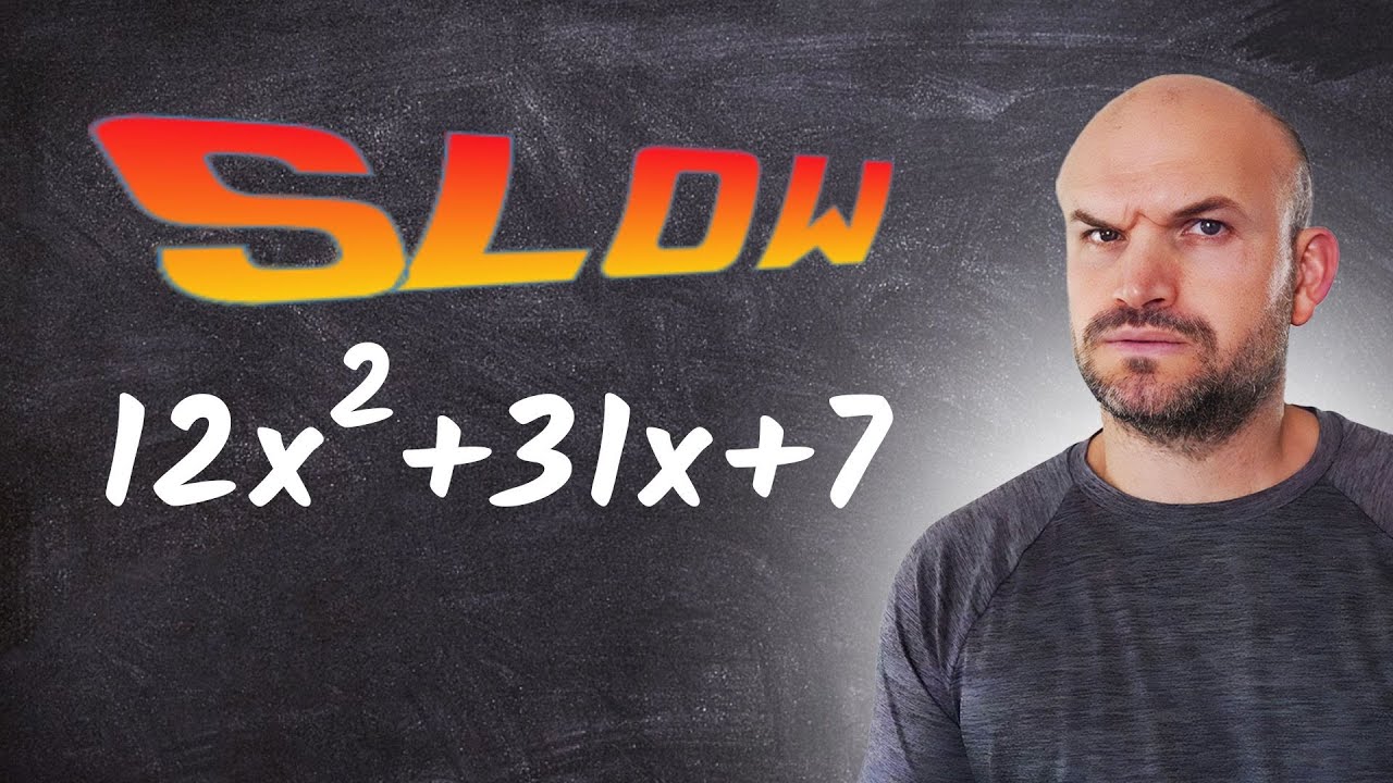 How To Factor Any Quadratic Equation Youtube