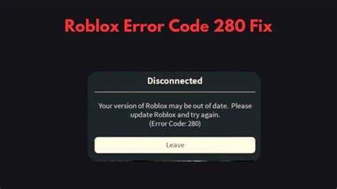 How To Fix Roblox Error Code 280 Complete Guide