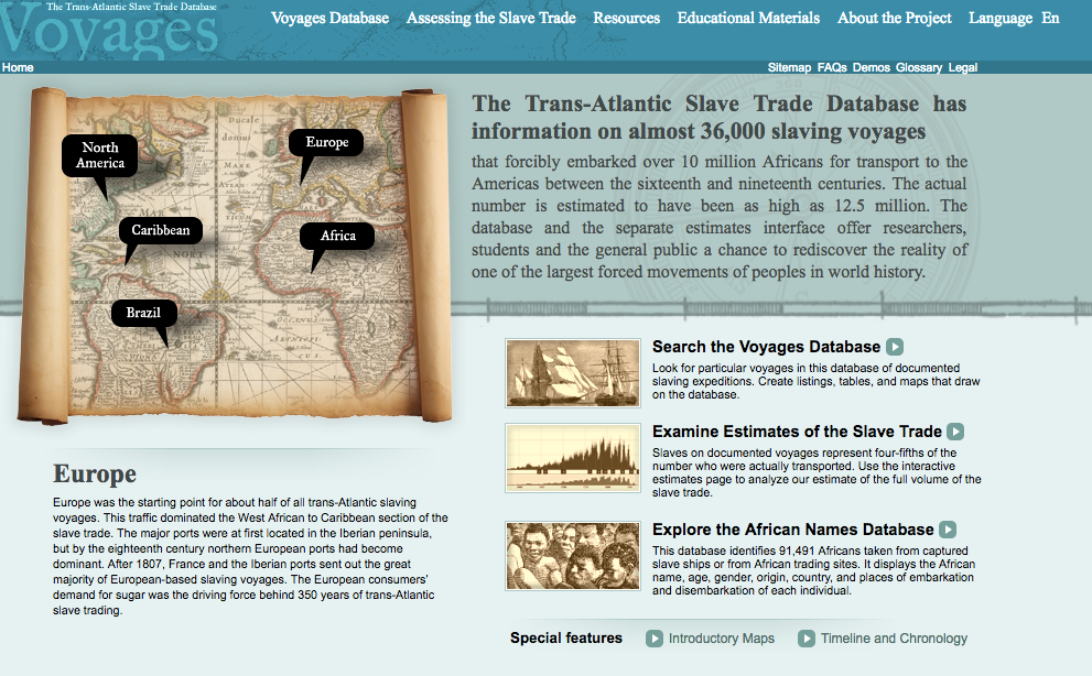 How To Use The Trans Atlantic Slave Voyage Database Basic Data How To Use The Trans Atlantic Slave Voyage Database Basic Data