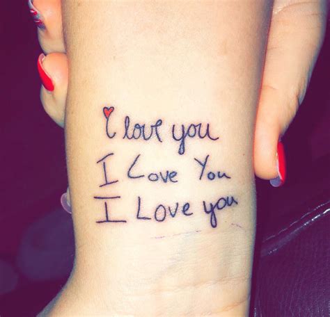 I Love You Tattoos: Sweet Designs to Express Eternal Love