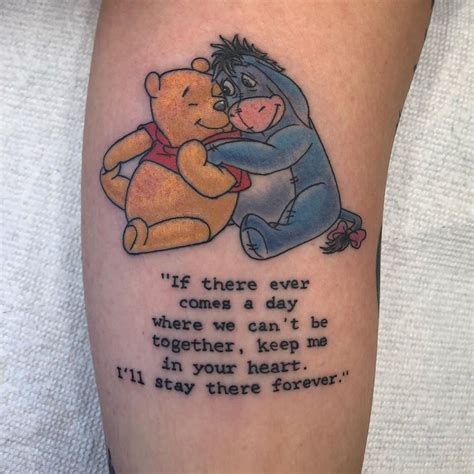 If There Ever Comes A Day Pooh Bear And Piglet Tattoo By Chris If There Ever Comes A Day Pooh Bear And Piglet Tattoo By Chris