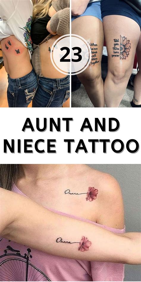 Image Result For Aunt And Niece Tattoos Matching Sister Tattoos
