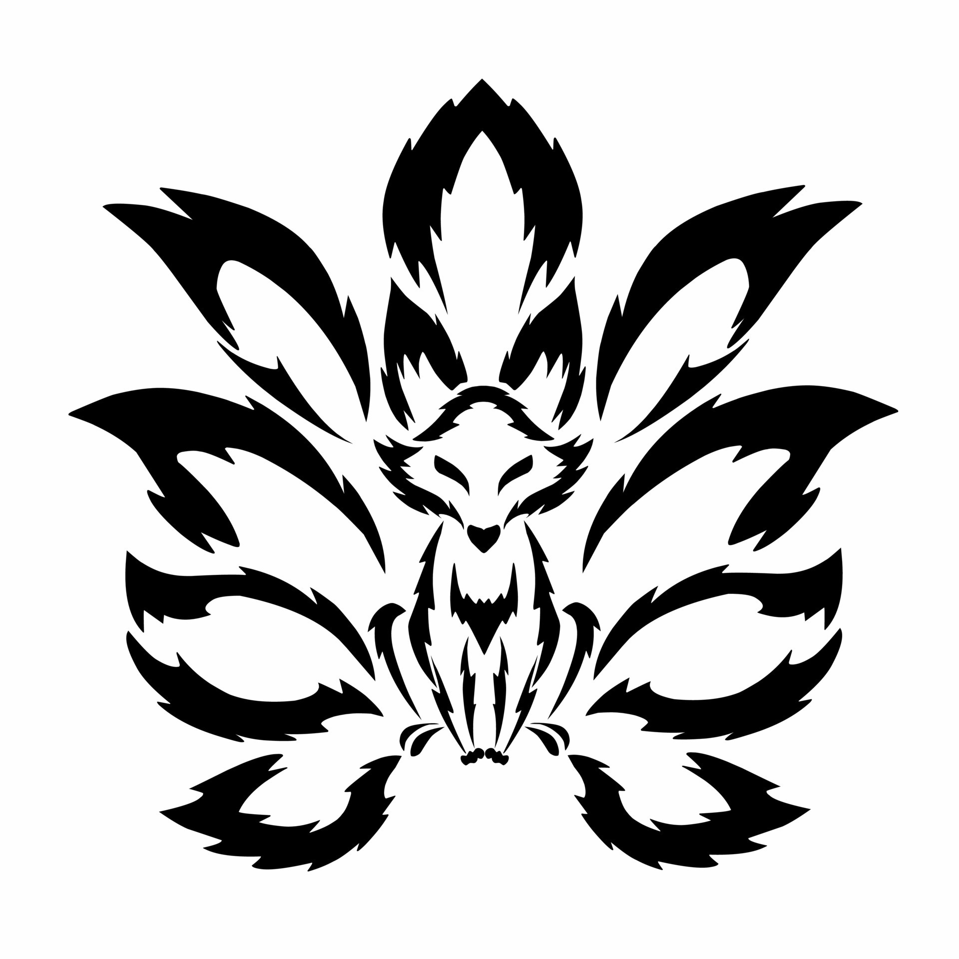Image Result For Nine Tailed Fox Tattoo Idee Per Tatuaggi Tatuaggi