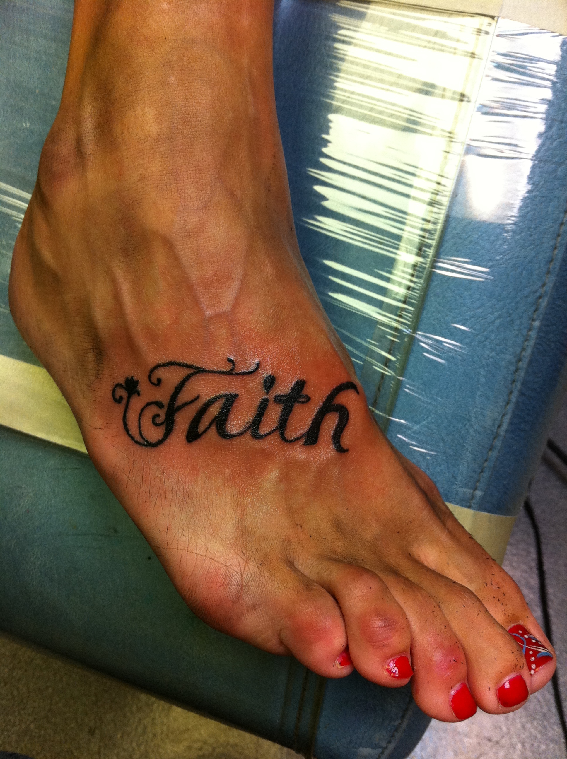 Image Result For Walk By Faith Tattoo On Foot Faith Foot Tattoos