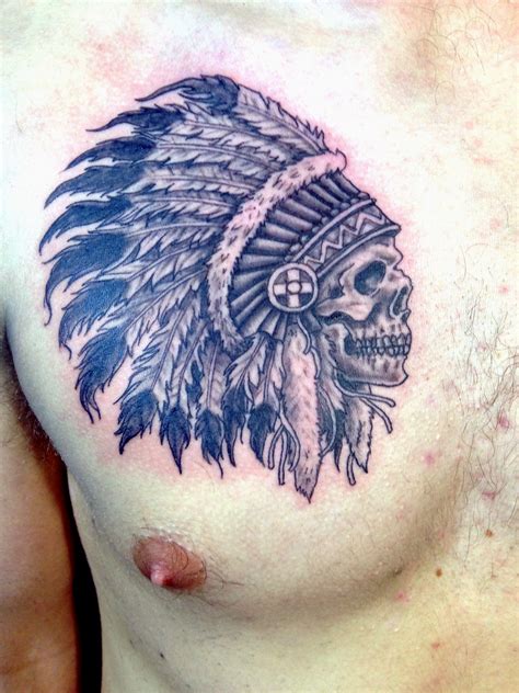 Indian Chief Skull Tattoo Meaning