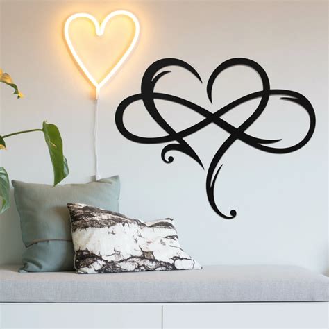 Infinity Symbol With Heart Metal Sign Wall Art In 2021 Infinity Infinity Symbol With Heart Metal Sign Wall Art In 2021 Infinity