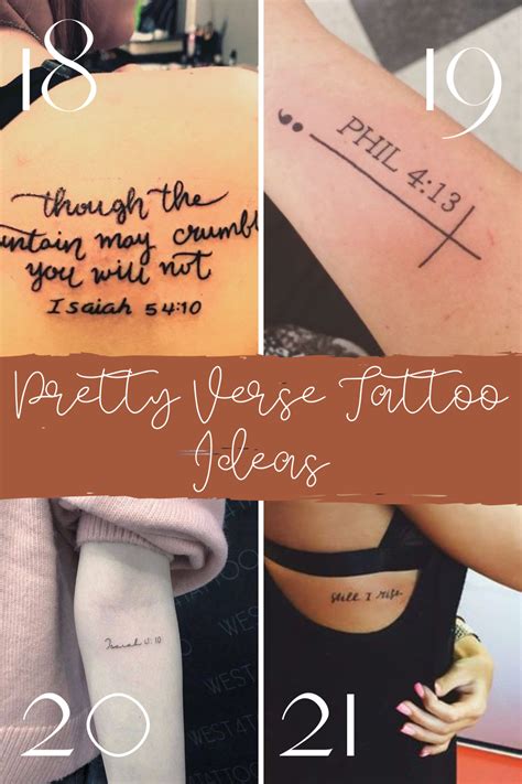 Inspirational Bible Verse Tattoos Ideas Tattooglee Bible Verse