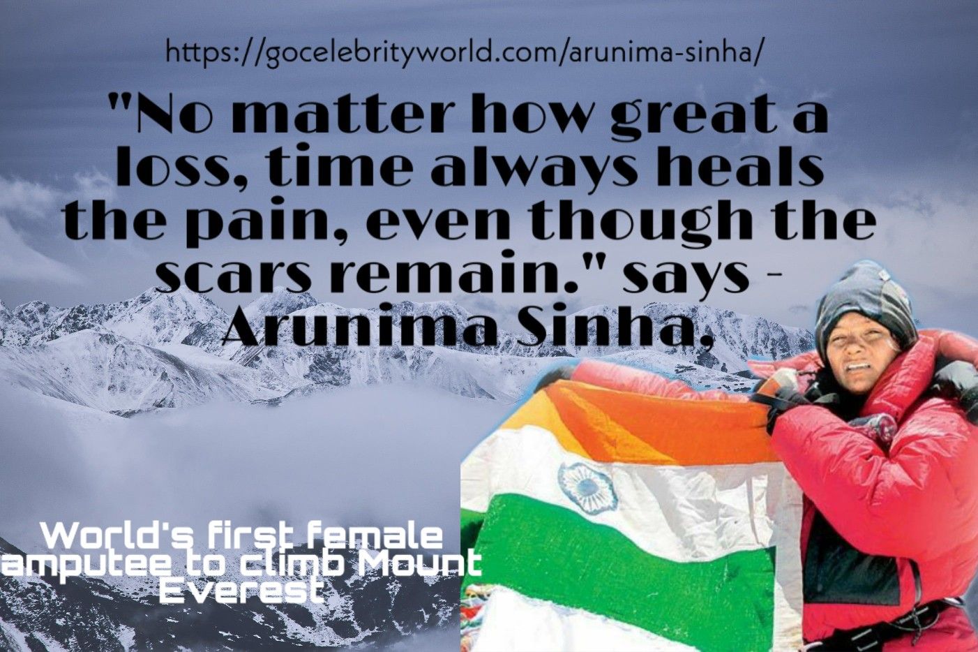 Inspirational Story Of Arunima Sinha Never Give Up Motivation Inspirational Story Of Arunima Sinha Never Give Up Motivation
