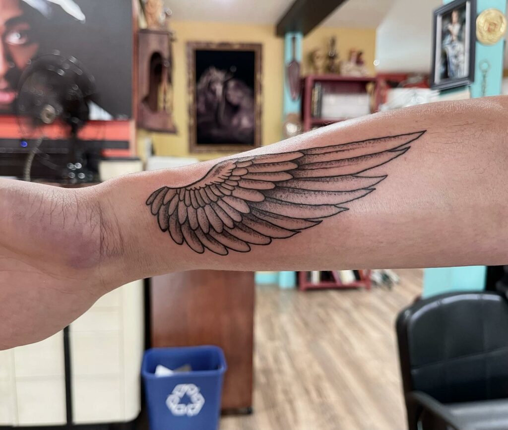 Interesting Angel Wing Tattoo Design Ideas Feather Tattoos Wing