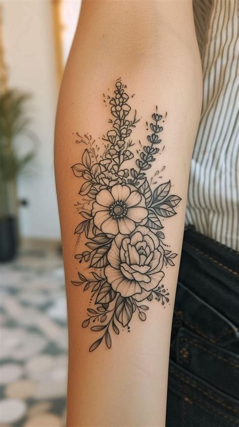 Intricate Floral Forearm Tattoo Design For Nature Lovers In 2024 Intricate Floral Forearm Tattoo Design For Nature Lovers In 2024