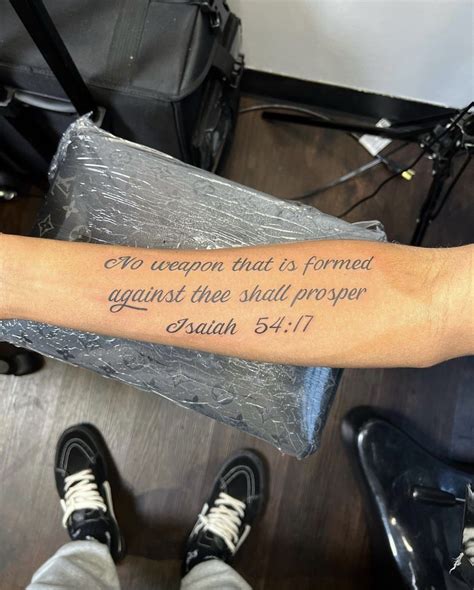 Isaiah 54:17 Tattoo: Symbolism & Meaning Explained