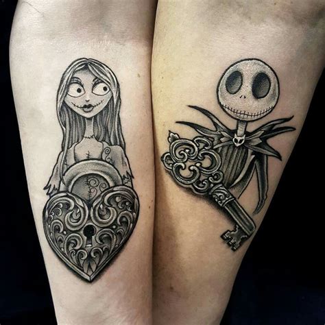 Jack And Sally Tattoos For Couples