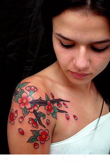 Japanese Tattoo Designs Cherry Blossom