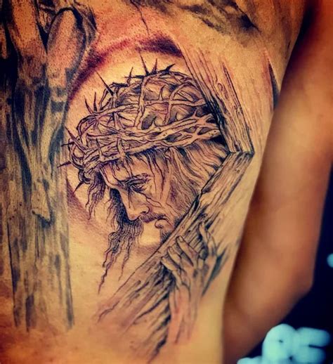 Jesus Crown Of Thorns Tattoo Meaning & Design Ideas