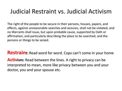 Judicial Activism Vs Restraint Understanding The Key Differences