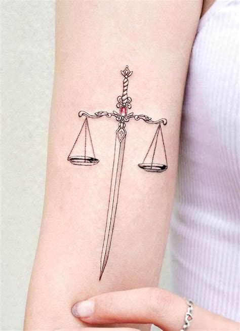 Justice Scale Tattoo Meaning