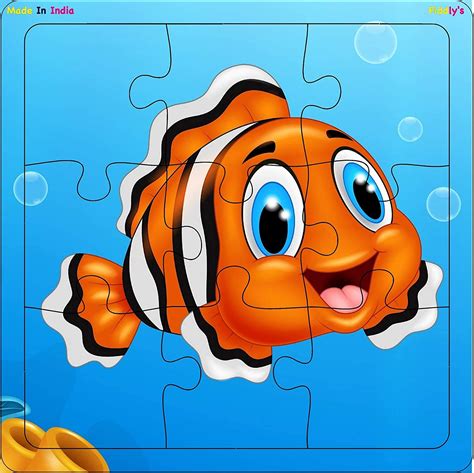 Free Printable Ocean Jigsaw Puzzle for Kindergarten Kids