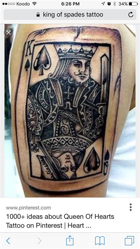 King Of Spades And Queen Of Hearts Tattoo Meaning At Trudi Abbas Blog