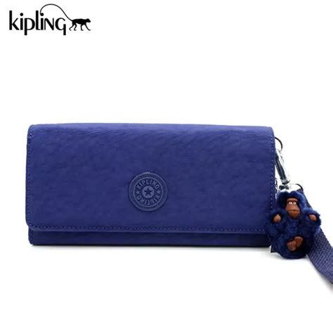 Kipling Ac8150 Rubi Snap Long Wallet Wristlet Polyamide Mystery Purple