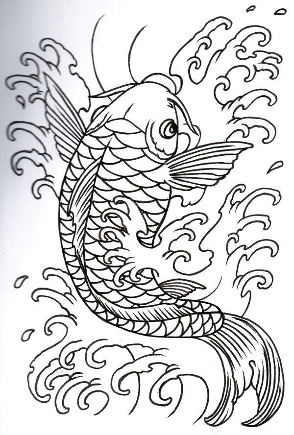 Stunning Koi Fish Tattoo Template Ideas for Your Next Ink