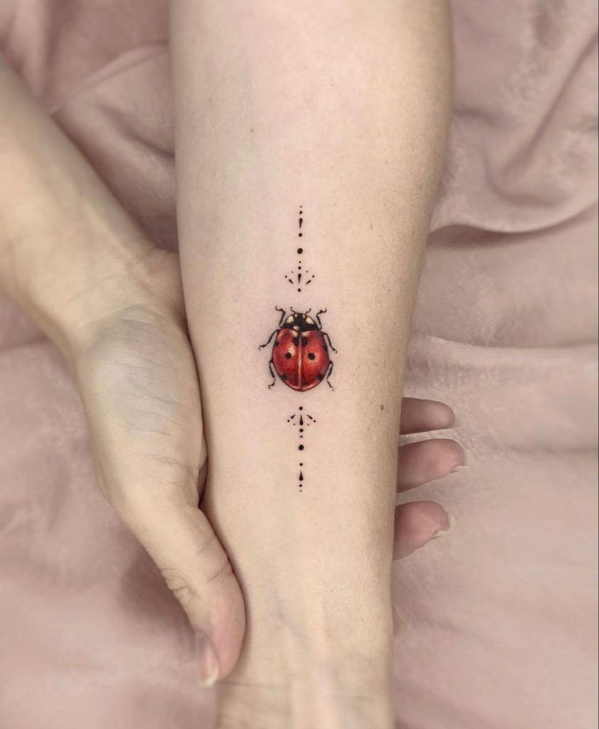 Ladybug Tattoos Designs Ideas And Meaning Tattoos For You