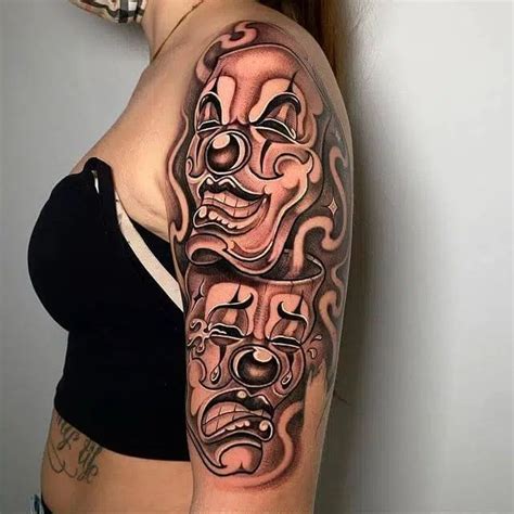 Laugh Now Cry Later Tattoo Meaning Symbolism Significance Explained