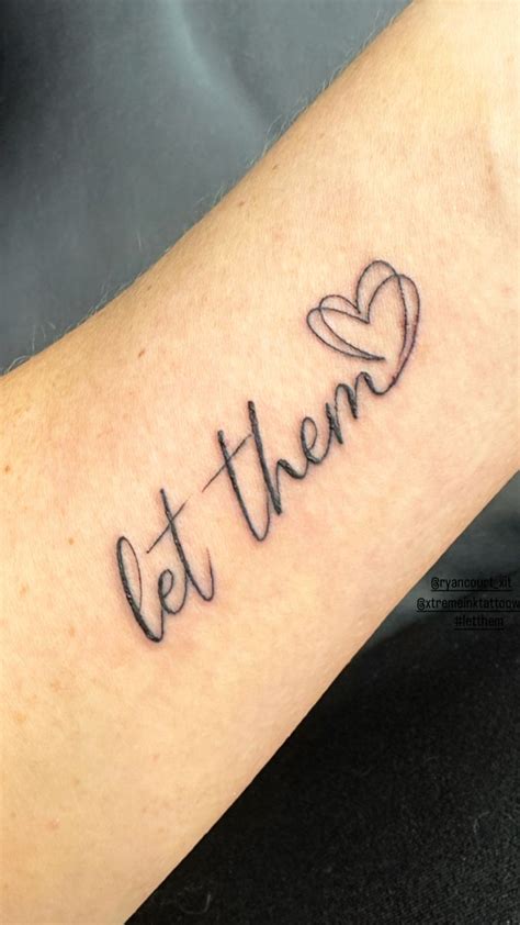 Let Them Tattoo Ideas: Creative Freedom Explored