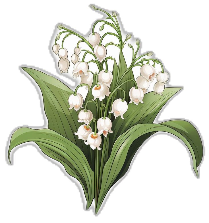 Lily Of The Valley Tattoo Design Lily Of The Valley Png Digital