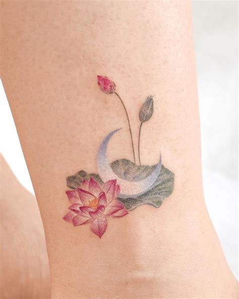 Lily Pad Flower Tattoo Ideas & Inspiration