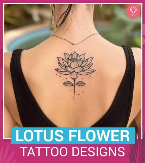 Lotus Flower Tattoo Ideas for Women
