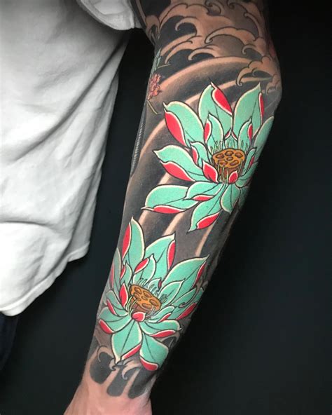 Lotus Flower Tattoo Ideas for Men
