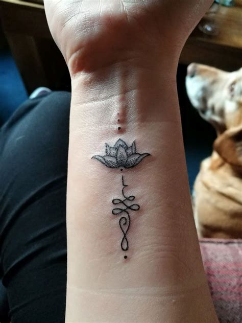 Lotus Flower Tattoo Wrist Idalias Salon