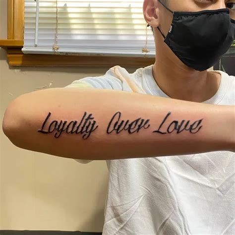 Loyalty Over Everything Tattoo: Symbolism & Design Ideas