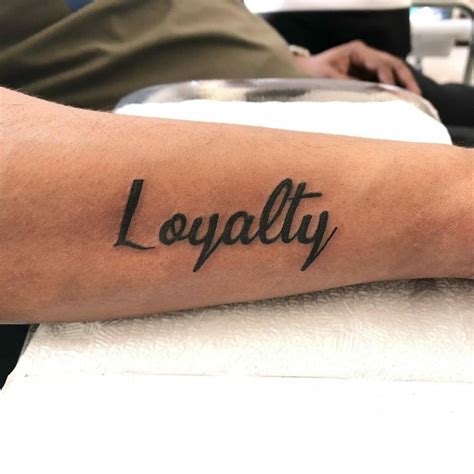 Loyalty Tattoo For Men Loyalty Tattoo For Men