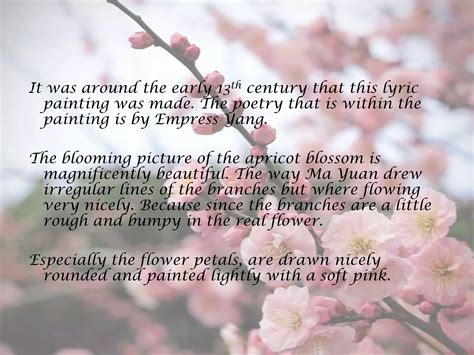 Ma Yuan And The Apricot Blossom Ppt