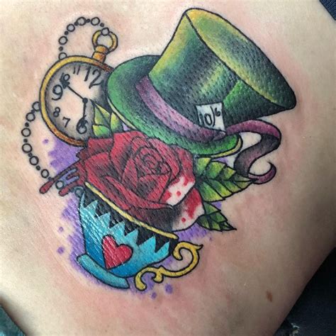 Mad Hatter Tattoo Ideas Featuring Quirky And Unique Imagery