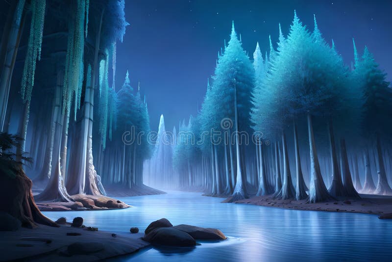 Majestic Crystal City A Pink Fantasy Fortress Surrounded By A Magical