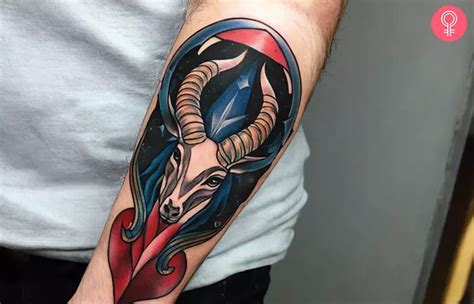 Male Cool Capricorn Tattoo Ideas & Inspiration