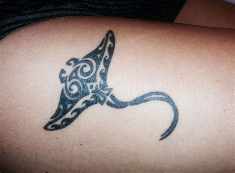 Manta Ray Tribal Tattoos Tattoos Tahitian Tattoo