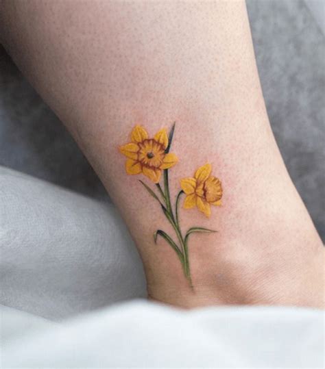 March Birth Flower Tattoo Daffodil Tattoo March Birth Flower Tattoo Daffodil Tattoo